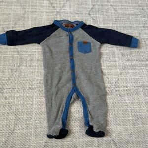 Snap up footie 0-3m